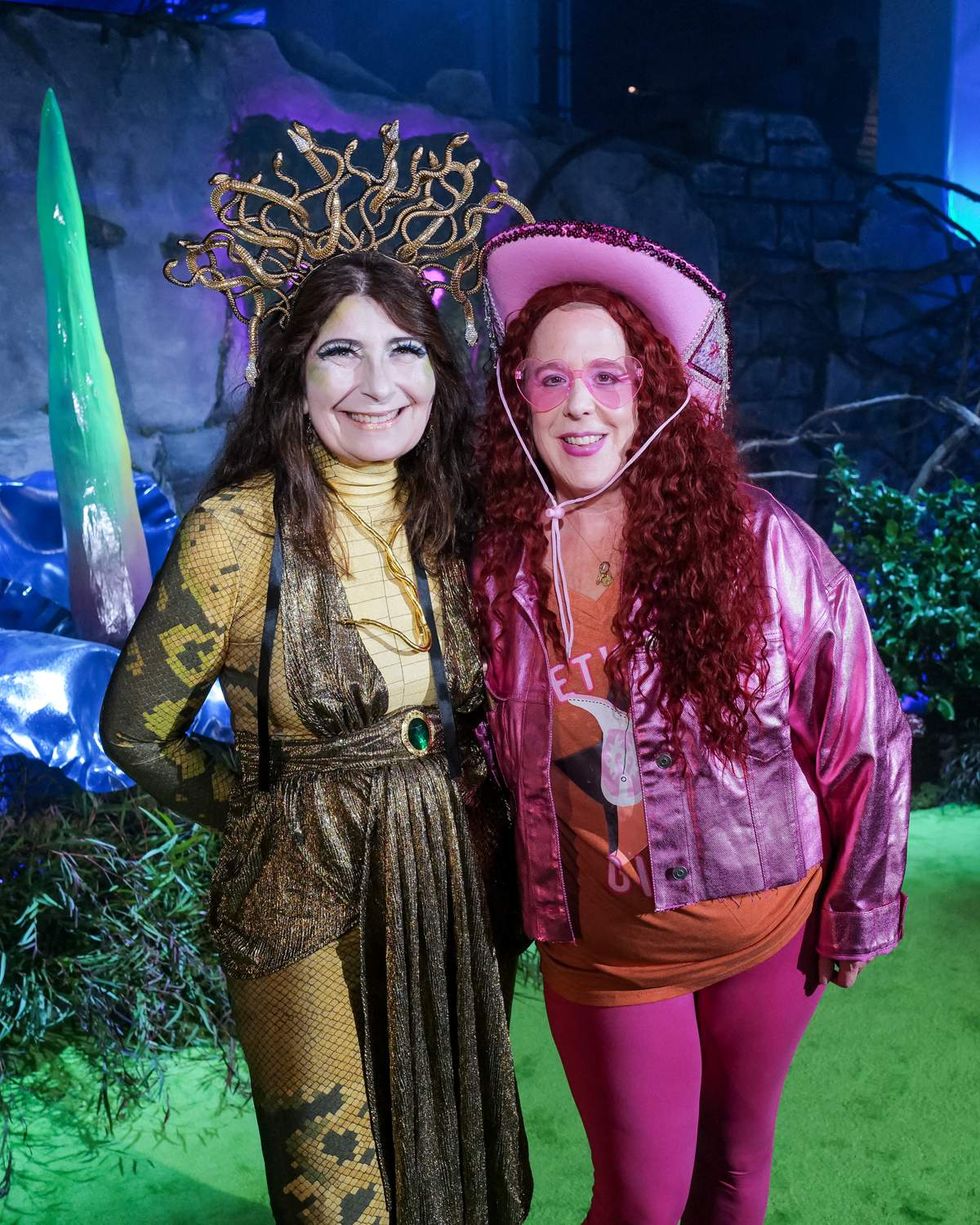 Photo gallery of the 2025 Grindr Pleasure Ball in NYC with theme Garden of Otherworldly Delights