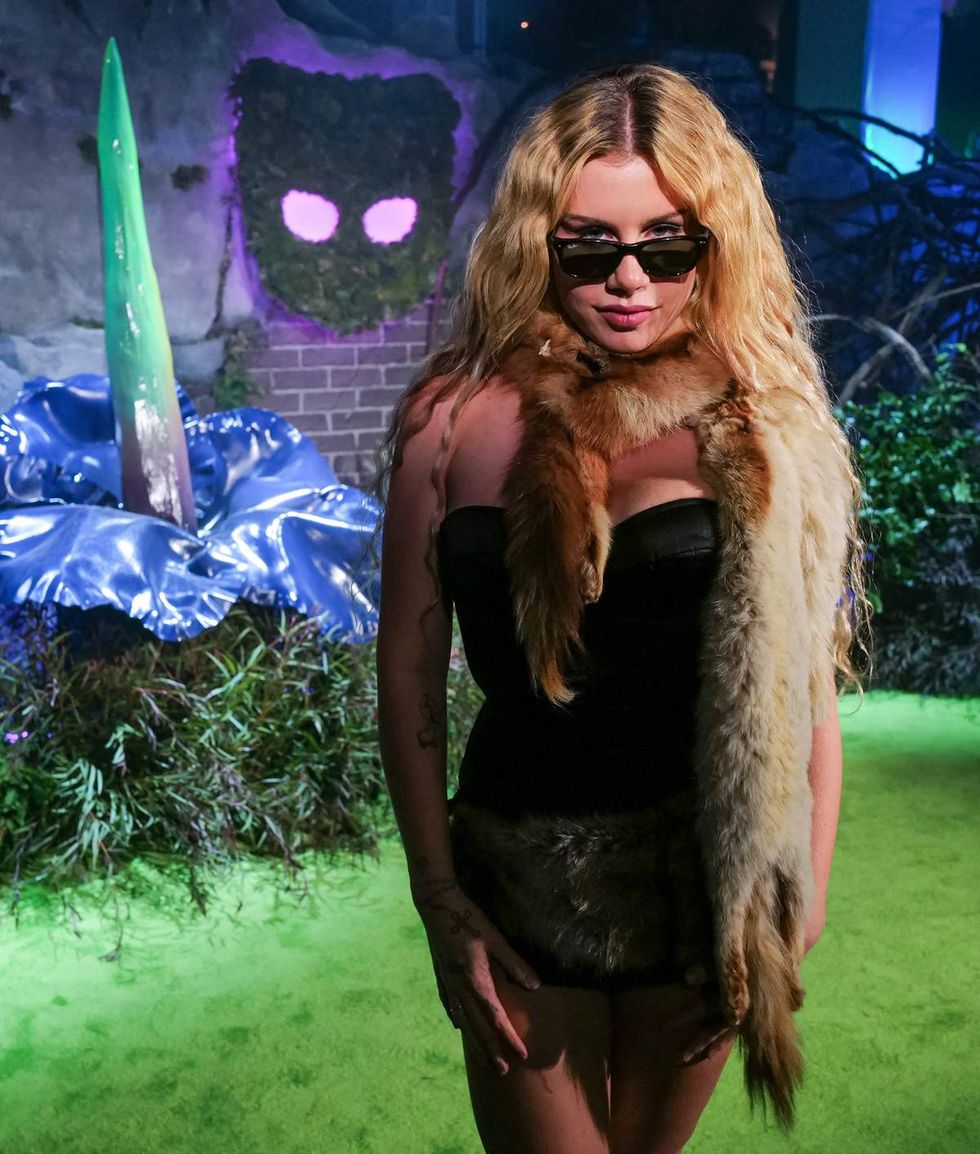 Photo gallery of the 2025 Grindr Pleasure Ball in NYC with theme Garden of Otherworldly Delights