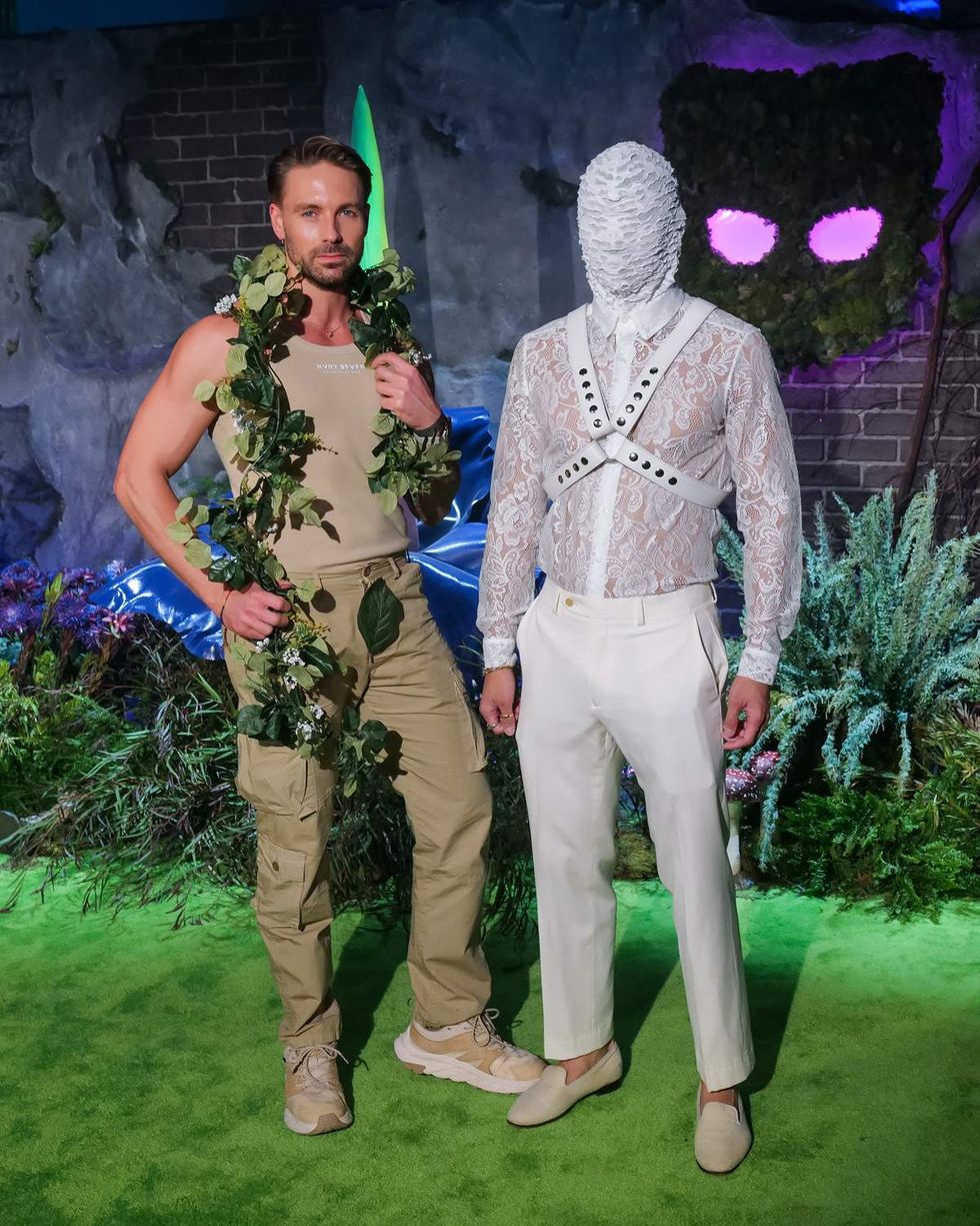 Photo gallery of the 2025 Grindr Pleasure Ball in NYC with theme Garden of Otherworldly Delights