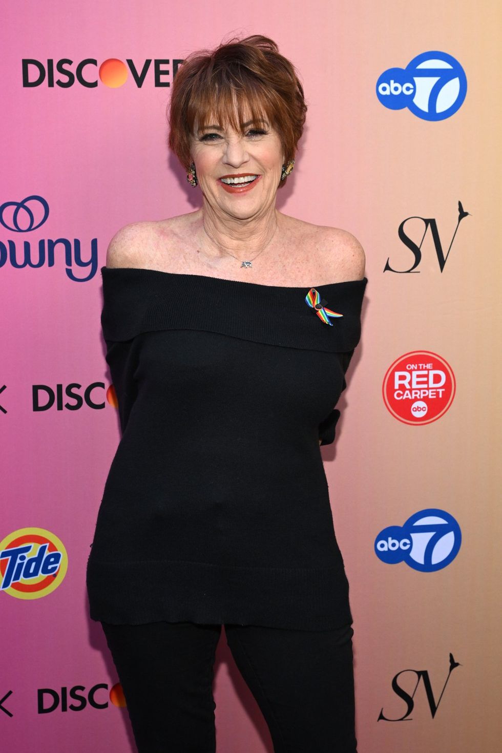 photo gallery OUT mag The Advocate magazine LGBTQ pride Party June 2024 celebrates cover stars Jonathan Groff Wayne Brady red carpet Out Of The Closet broadway photobooth pics