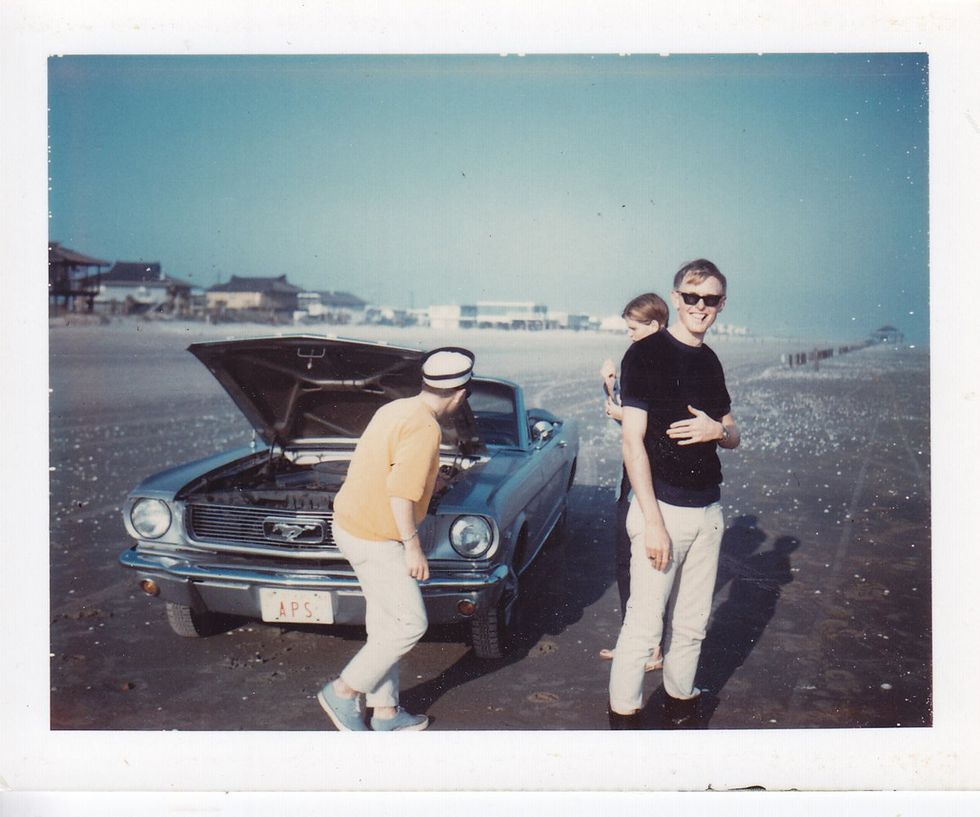 photo gallery Polaroids spanning from 1964 to 1991 documenting Houston male throuple John Jay Hollenburger Arthur Slaughter Gary Grether aka JAG and their social circle