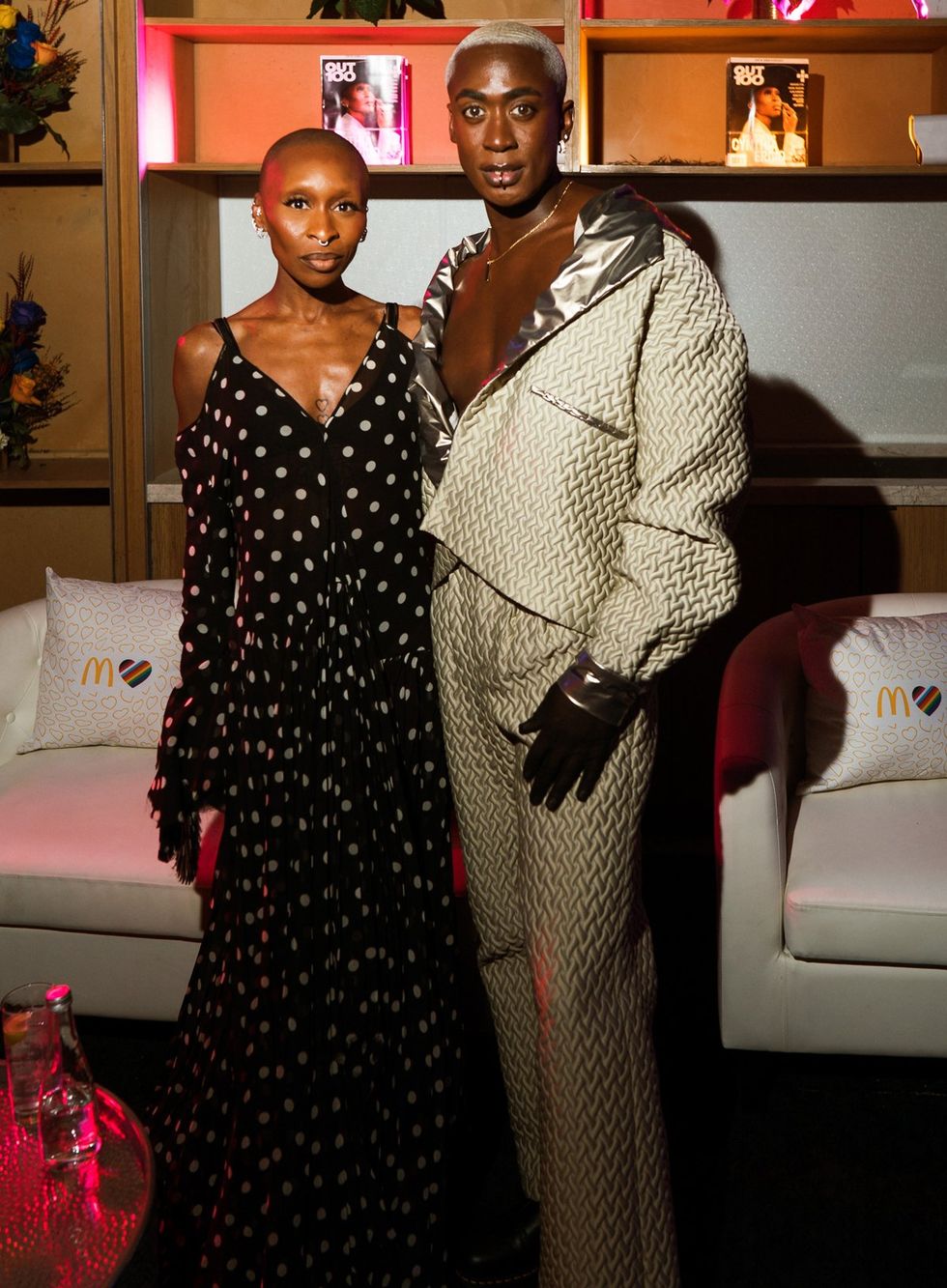 photo gallery queer photographer Roland Fitz Out100 2024 party pics Cynthia Erivo Vincint