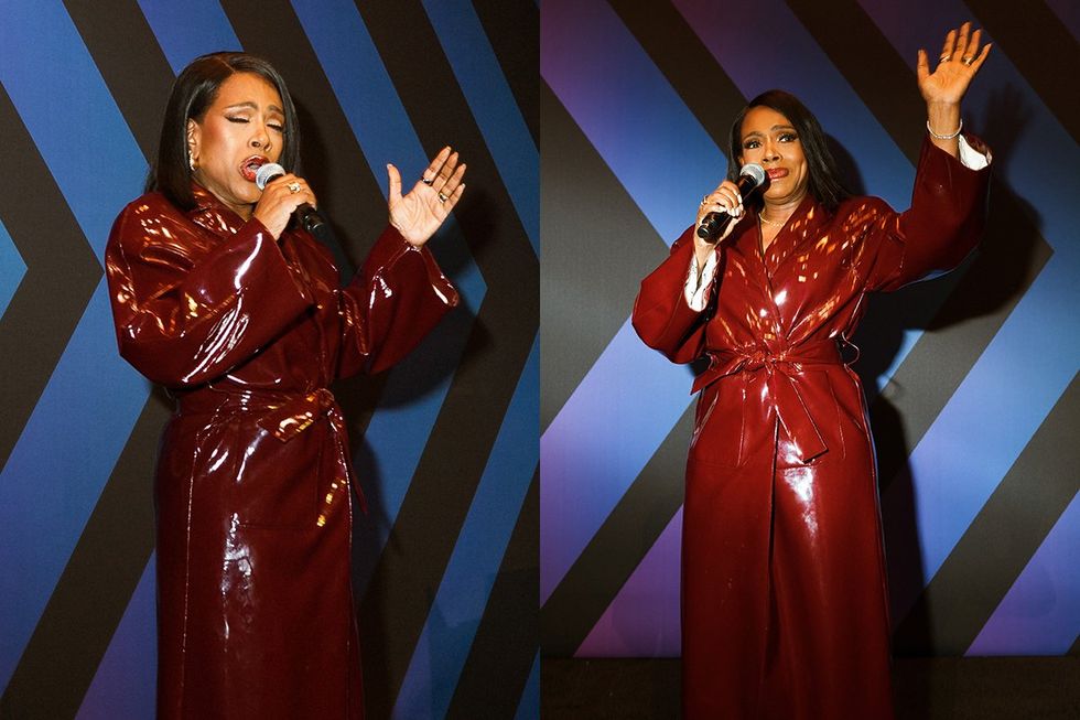 photo gallery queer photographer Roland Fitz Out100 2024 party pics Sheryl Lee Ralph breaking into song while accepting Advocate of the year award