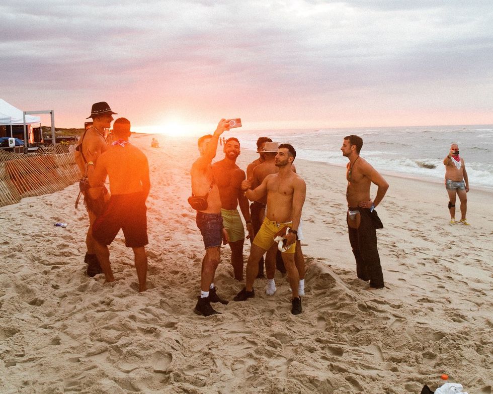 Photo Gallery Roland Fitz Fire Island Intergalactic Pines Beach LGBTQ gay dance Party