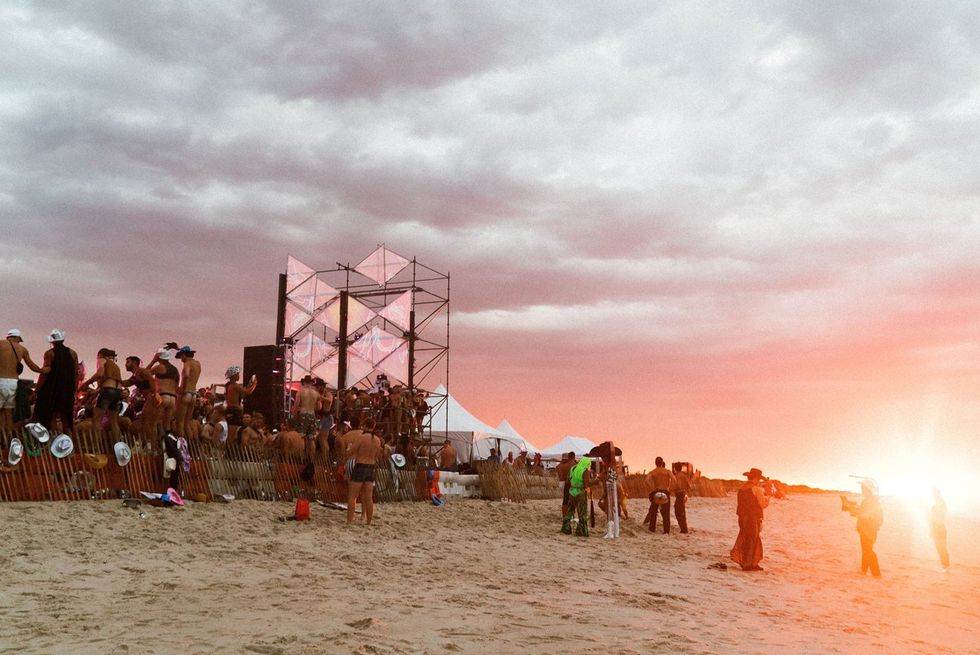 Photo Gallery Roland Fitz Fire Island Intergalactic Pines Beach LGBTQ gay dance Party