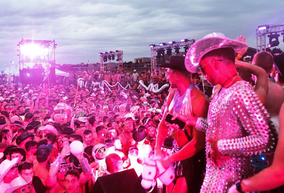 Photo Gallery Roland Fitz Fire Island Intergalactic Pines Beach LGBTQ gay dance Party