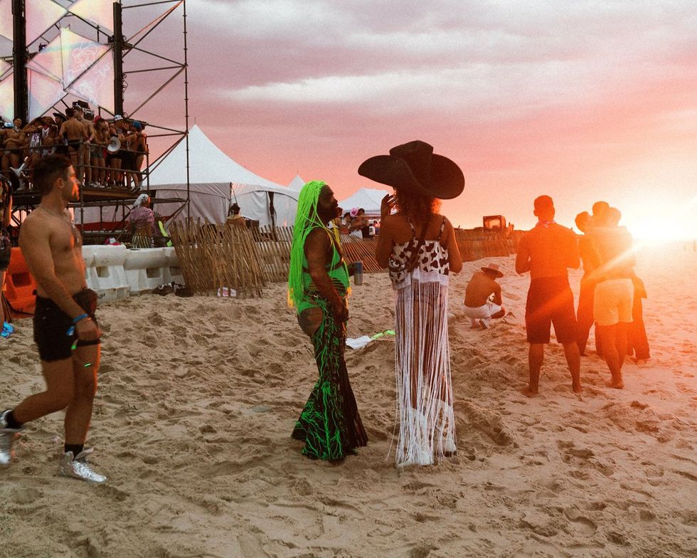 Photo Gallery Roland Fitz Fire Island Intergalactic Pines Beach LGBTQ gay dance Party