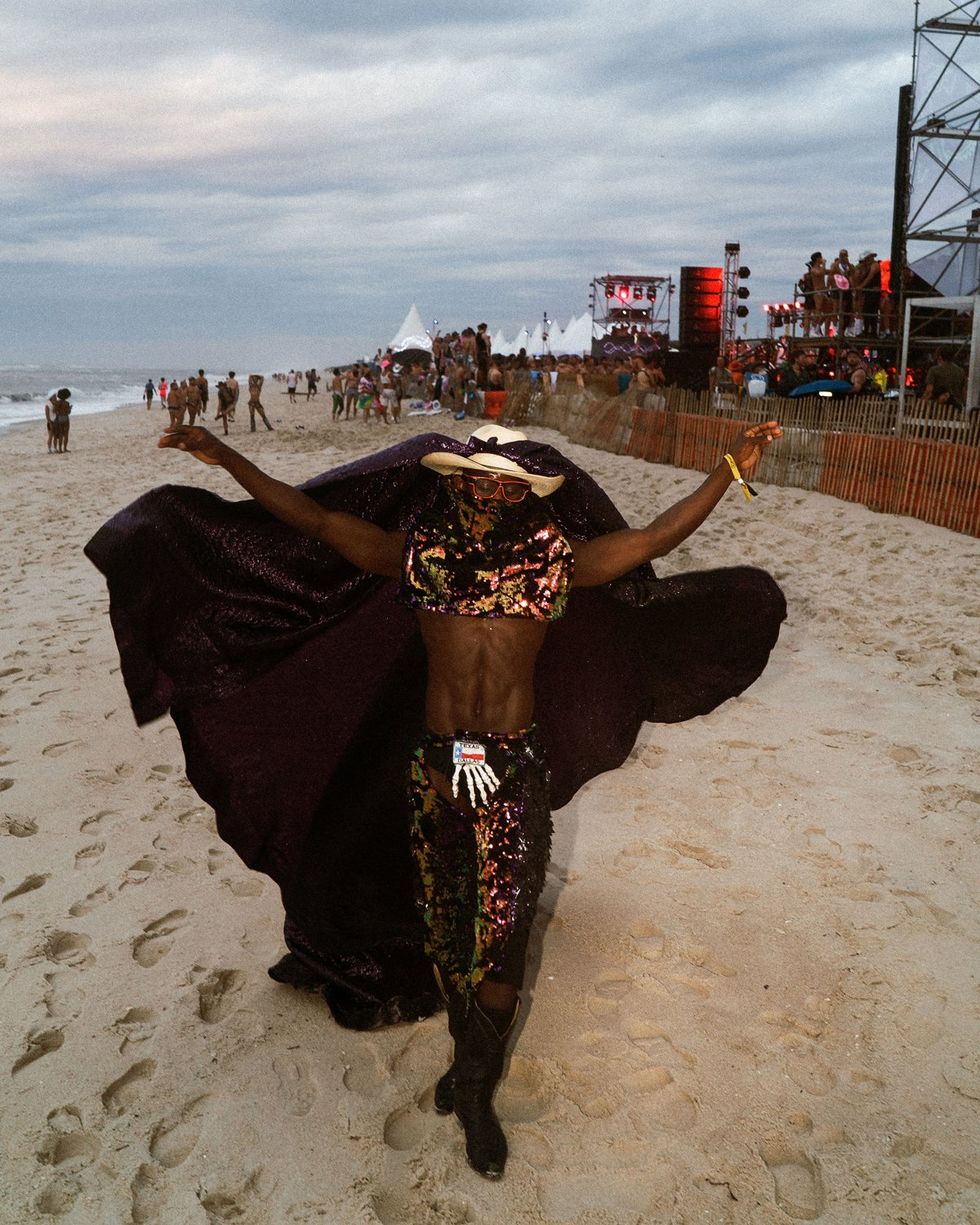 Photo Gallery Roland Fitz Fire Island Intergalactic Pines Beach LGBTQ gay dance Party