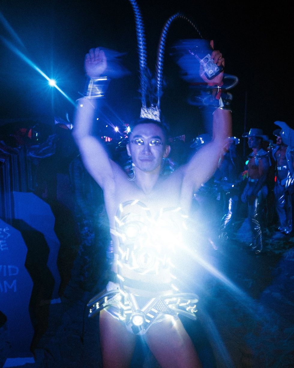 Photo Gallery Roland Fitz Fire Island Intergalactic Pines Beach LGBTQ gay dance Party