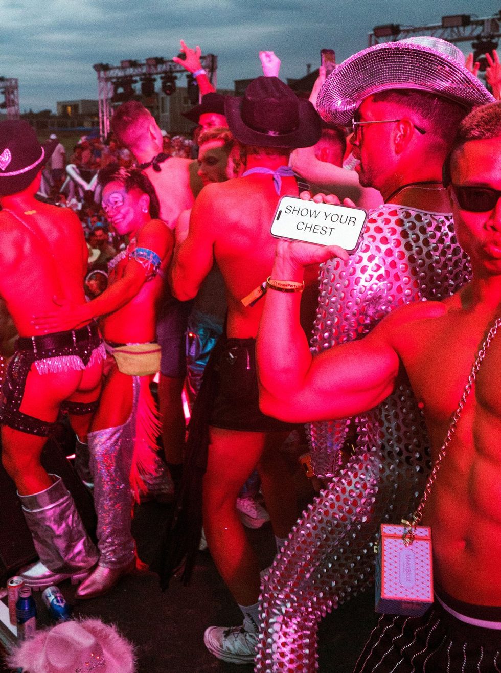 Photo Gallery Roland Fitz Fire Island Intergalactic Pines Beach LGBTQ gay dance Party