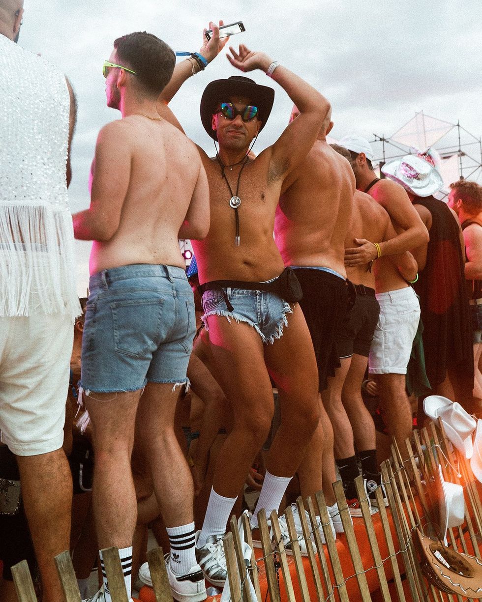 Photo Gallery Roland Fitz Fire Island Intergalactic Pines Beach LGBTQ gay dance Party