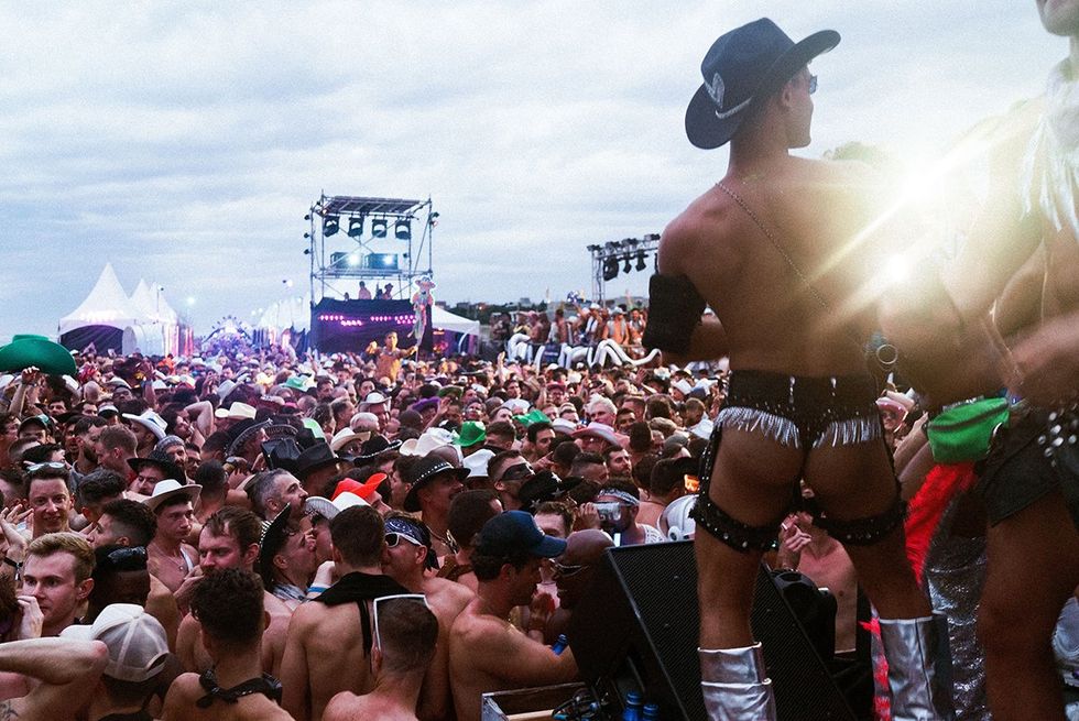 Photo Gallery Roland Fitz Fire Island Intergalactic Pines Beach LGBTQ gay dance Party