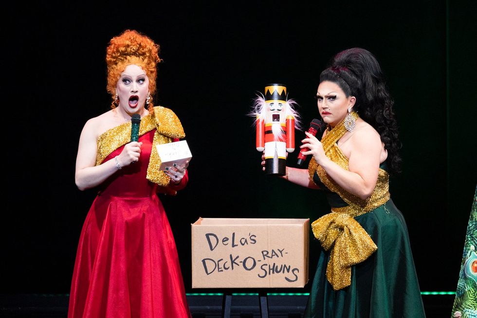 photo gallery The Jinkx & DeLa Holiday Show livestream sneak peek