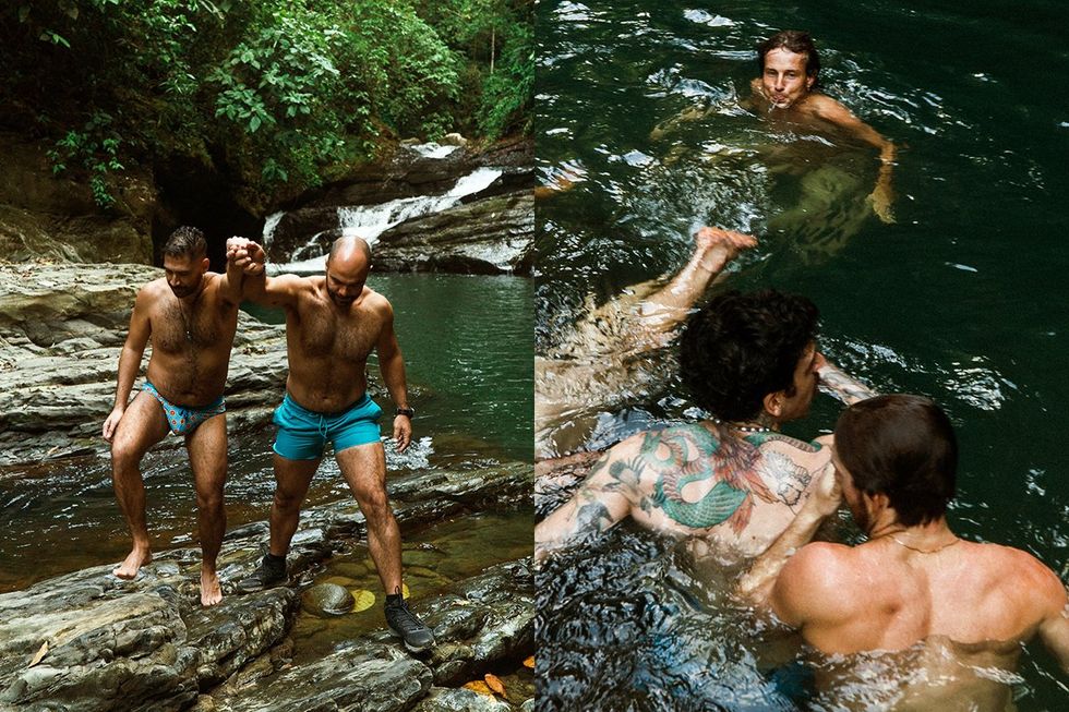 photo gallery visual essay Roland Fitz photographer Jungle Fag 2025 gay queer retreat Weekend of Intentionality Connection and Play in Costa Rica