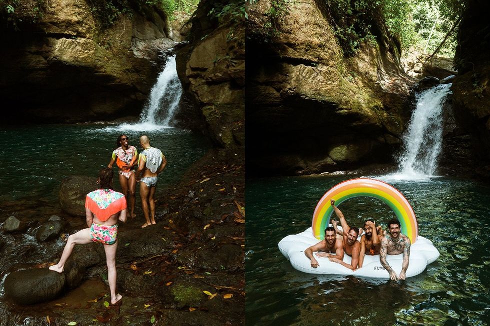 photo gallery visual essay Roland Fitz photographer Jungle Fag 2025 gay queer retreat Weekend of Intentionality Connection and Play in Costa Rica