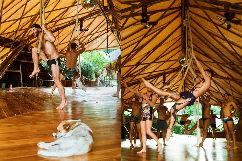 photo gallery visual essay Roland Fitz photographer Jungle Fag 2025 gay queer retreat Weekend of Intentionality Connection and Play in Costa Rica