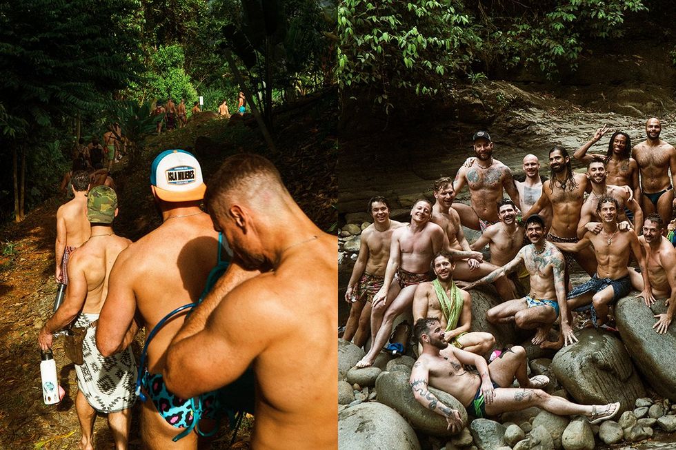 photo gallery visual essay Roland Fitz photographer Jungle Fag 2025 gay queer retreat Weekend of Intentionality Connection and Play in Costa Rica