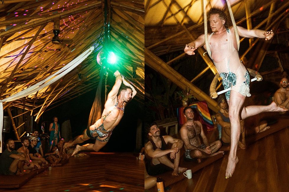 photo gallery visual essay Roland Fitz photographer Jungle Fag 2025 gay queer retreat Weekend of Intentionality Connection and Play in Costa Rica