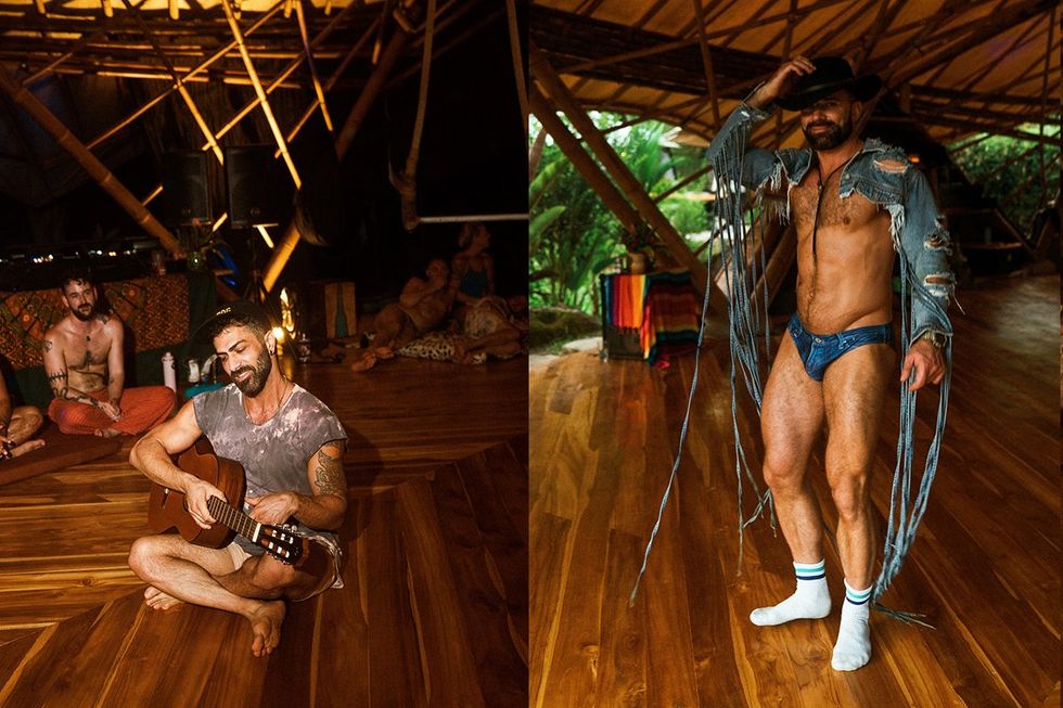 photo gallery visual essay Roland Fitz photographer Jungle Fag 2025 gay queer retreat Weekend of Intentionality Connection and Play in Costa Rica