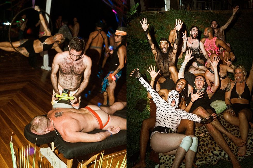 photo gallery visual essay Roland Fitz photographer Jungle Fag 2025 gay queer retreat Weekend of Intentionality Connection and Play in Costa Rica