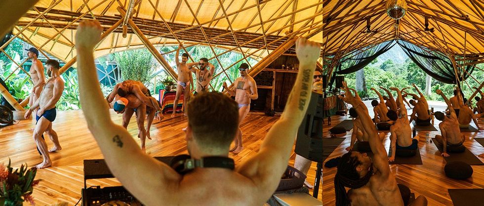 photo gallery visual essay Roland Fitz photographer Jungle Fag 2025 gay queer retreat Weekend of Intentionality Connection and Play in Costa Rica