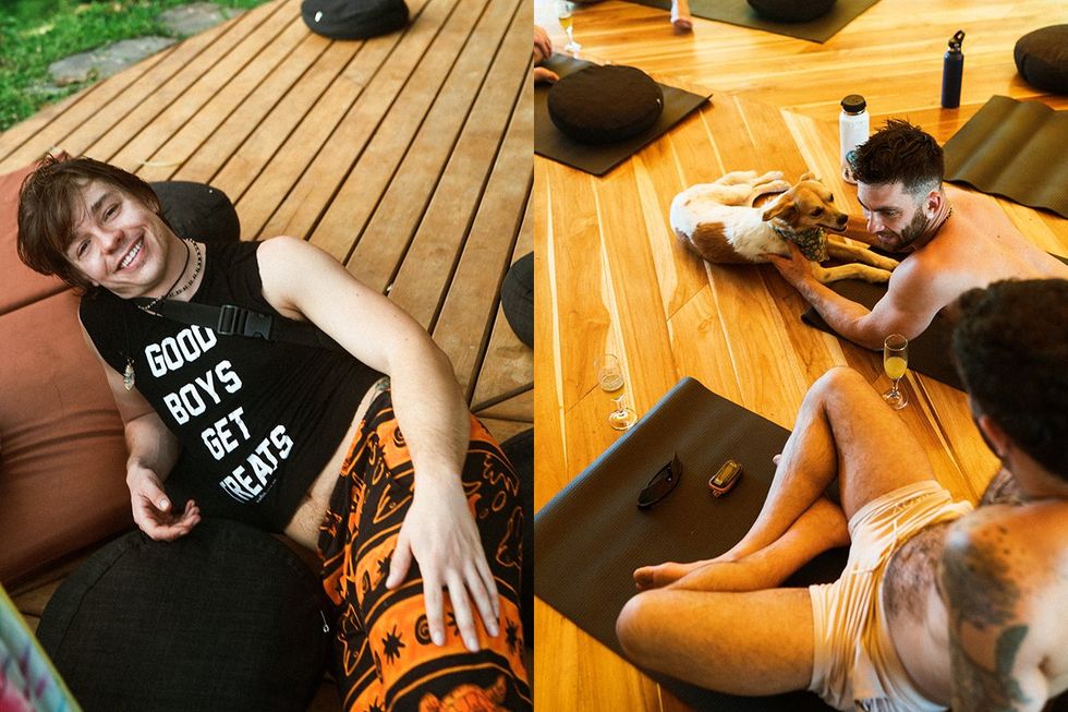 photo gallery visual essay Roland Fitz photographer Jungle Fag 2025 gay queer retreat Weekend of Intentionality Connection and Play in Costa Rica