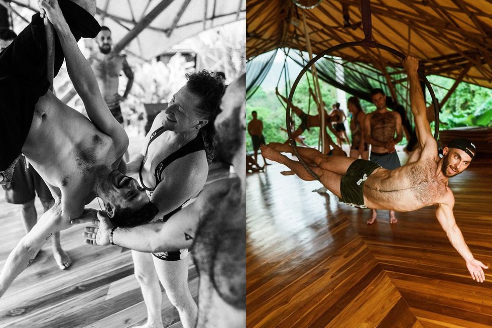 photo gallery visual essay Roland Fitz photographer Jungle Fag 2025 gay queer retreat Weekend of Intentionality Connection and Play in Costa Rica