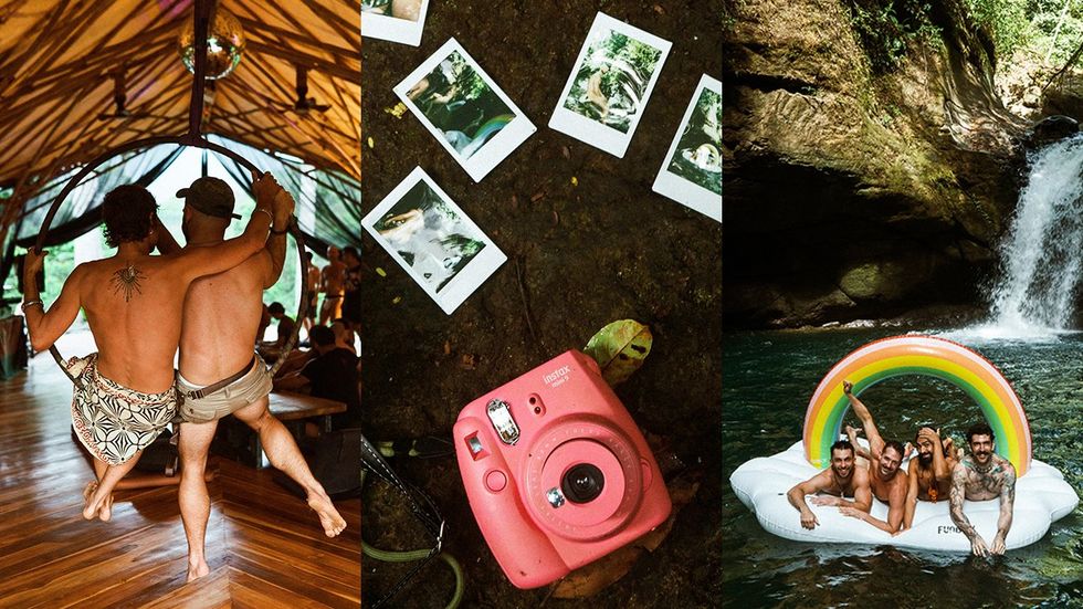 photo gallery visual essay Roland Fitz photographer Jungle Fag 2025 gay queer retreat Weekend of Intentionality Connection and Play in Costa Rica
