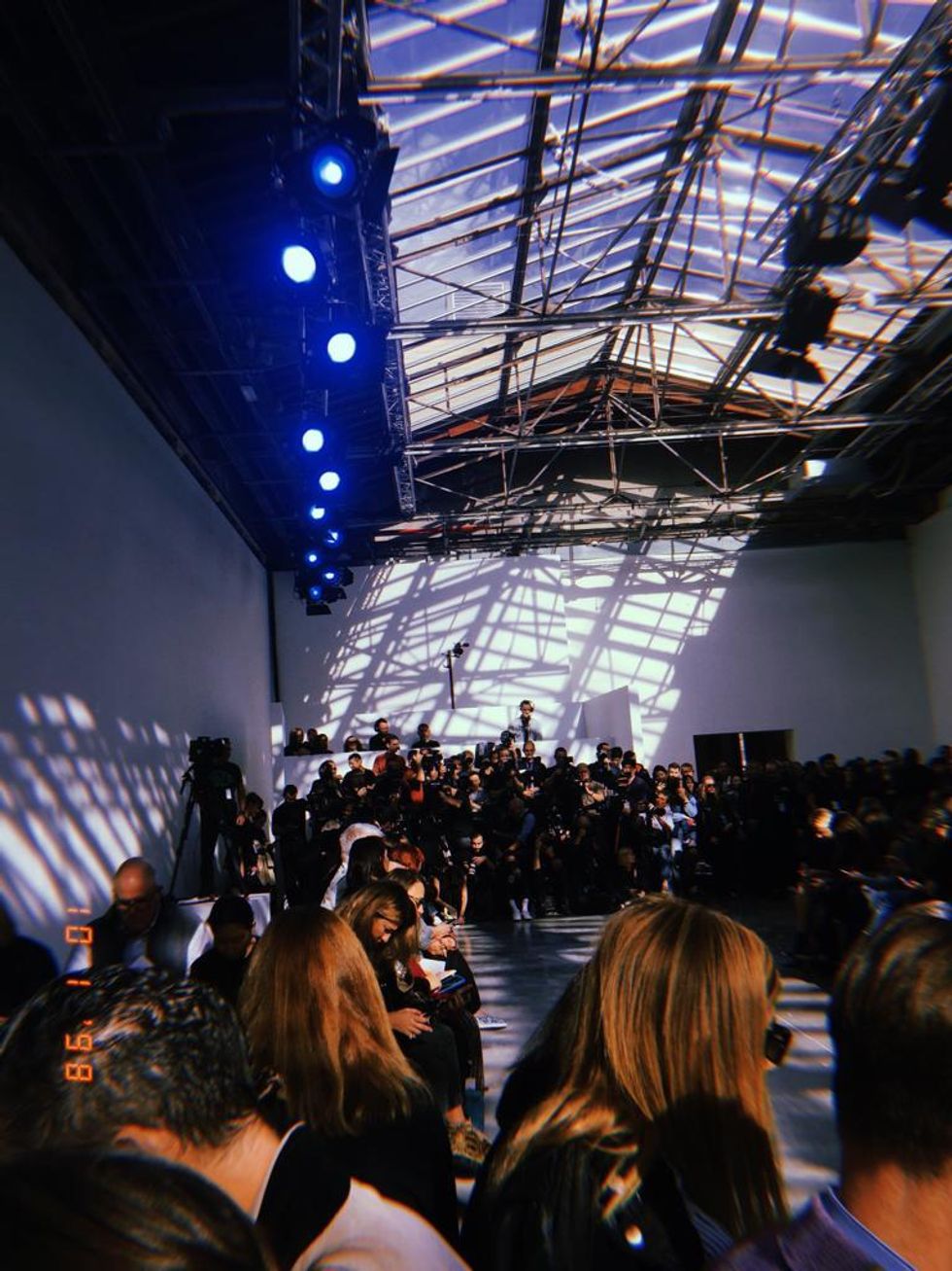 Photo pit at Sacai.