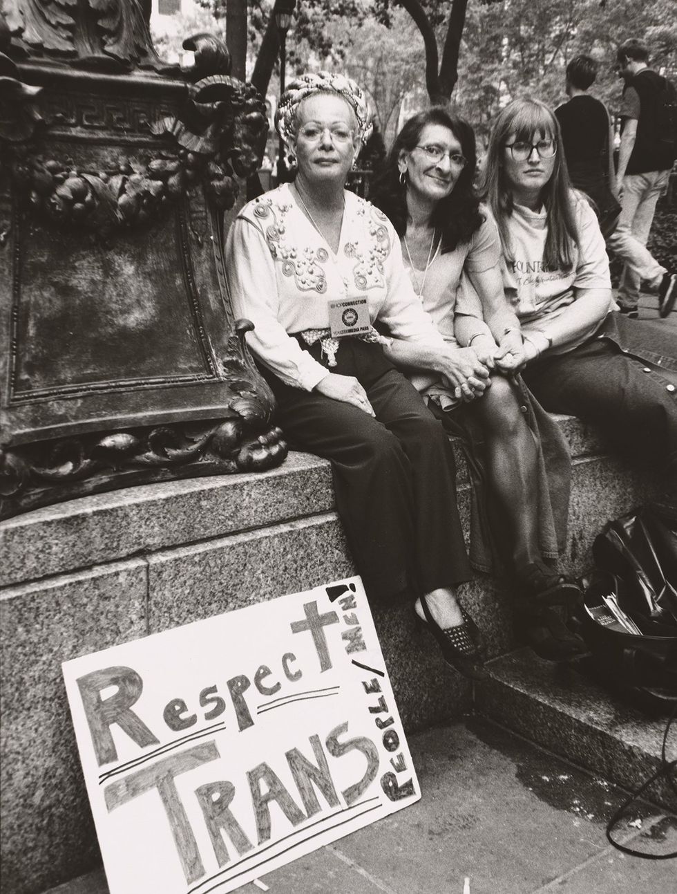 photograph\u200b Christina Hayworth Sylvia Rivera Julia Murray included in Queer Lens A History of Photography book