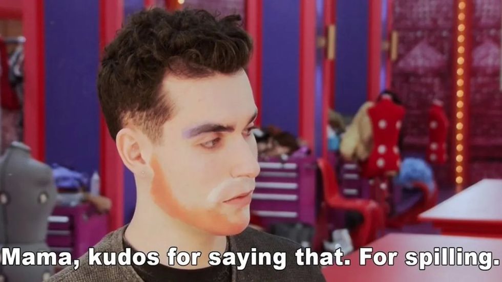 Plane Jane ‘Mama, kudos for saying that. For spilling’ meme from RuPaul's Drag Race season 16