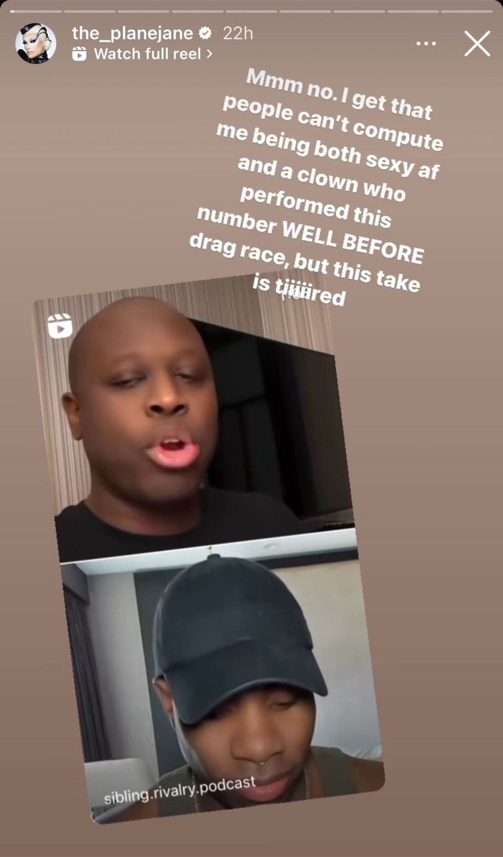 Plane Jane via Instagram stories