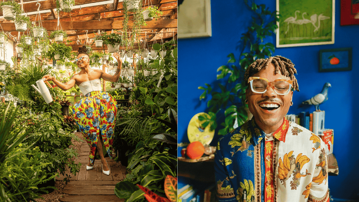 Plant Kween Christopher Griffin content creator Black queer joy