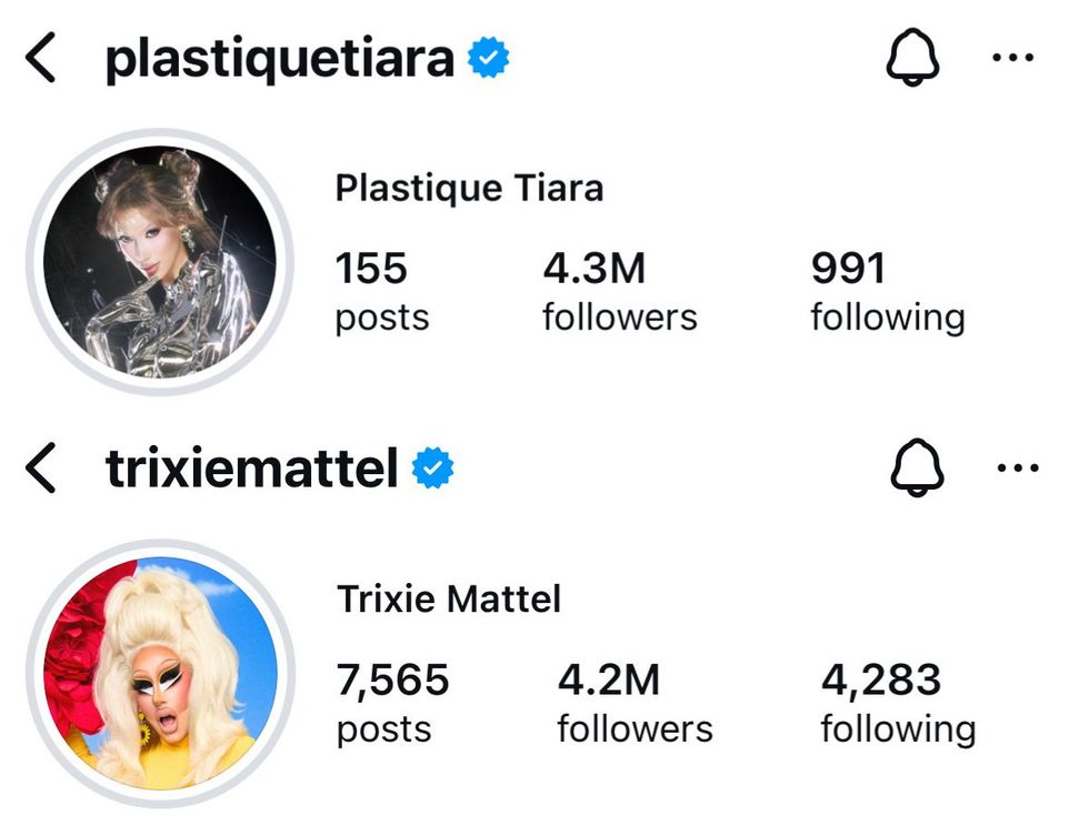 Plastique Tiara; Trixie Mattel