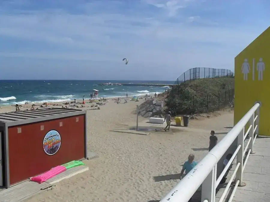 Platja de la Mar Bella, Barcelona, Spain