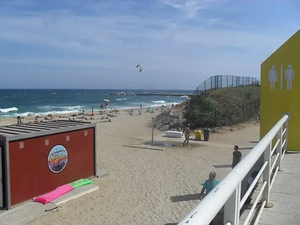 Platja de la Mar Bella, Barcelona, Spain