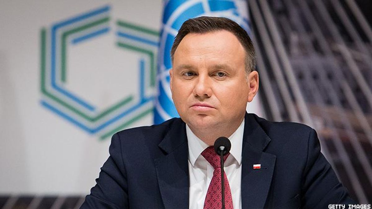 Poland President Andrzej Duda promises new crackdown on LGBGTQ+ community, no marriage equality or child adoption, if re-elected.