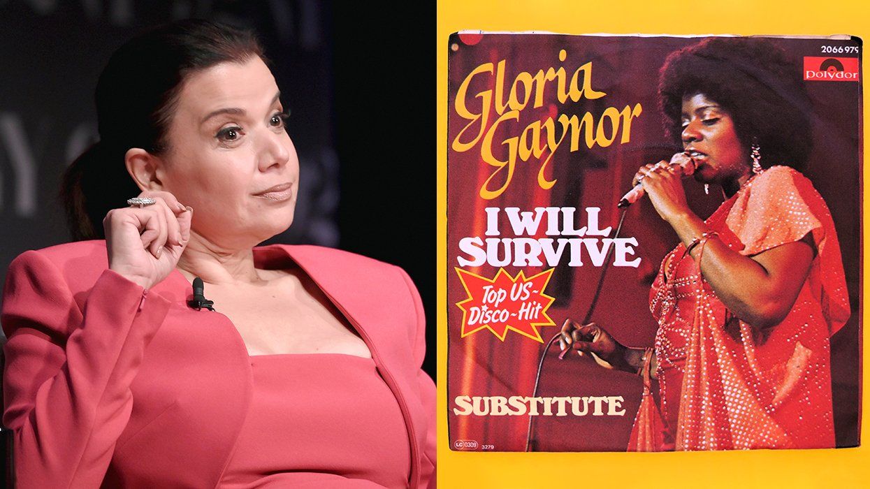 Political commentator Ana Navarro Gloria Gaynor record cover