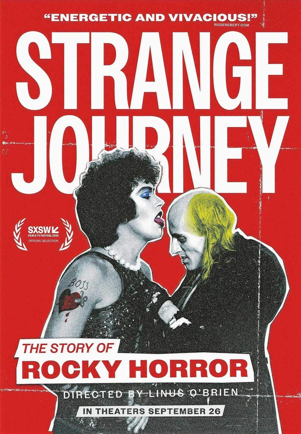 Poster art for the documentary Strange Journey The Story of Rocky Horror