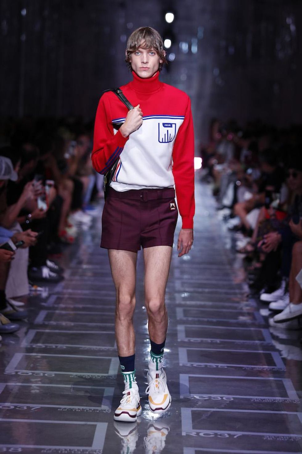 Prada Brought Mini Short-Skirts to Their Spring 19 Men's Show