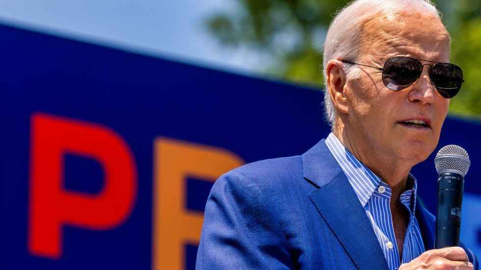 President Joe Biden at a Pride Month event