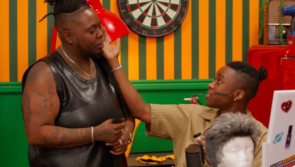 Pressure K and King Molasses\u200b on \u200bKing of Drag\u200b season 1