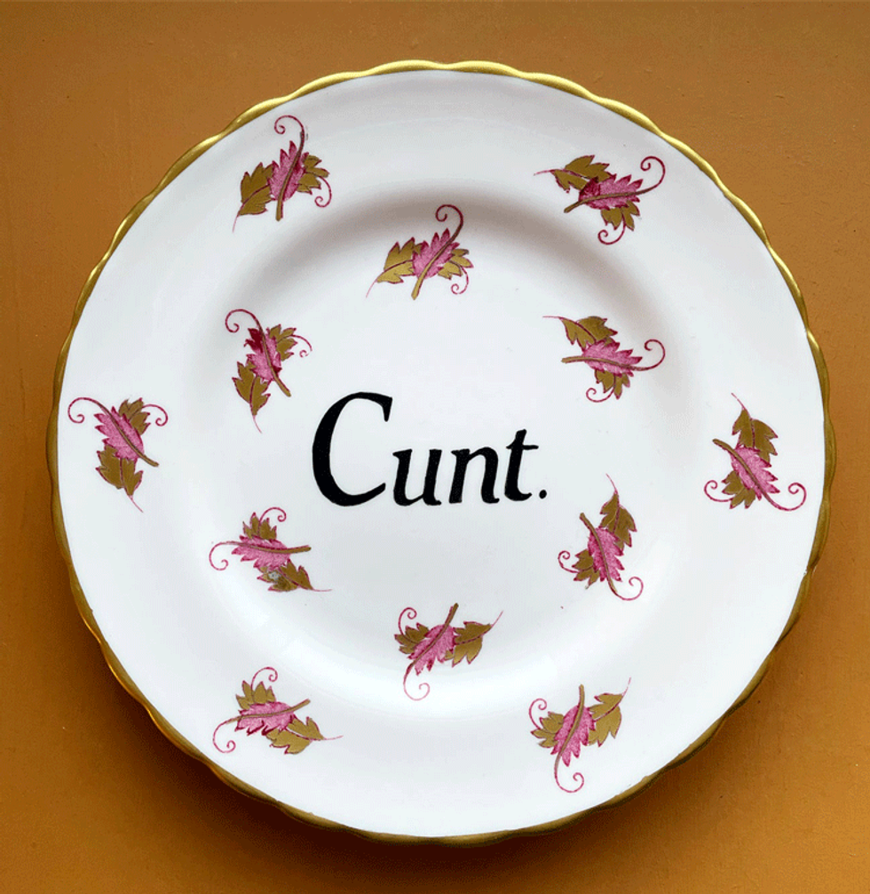 Pretty In Pink Cunt Plate