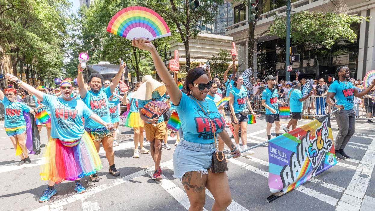 Pride parade in Charlotte North Carolina