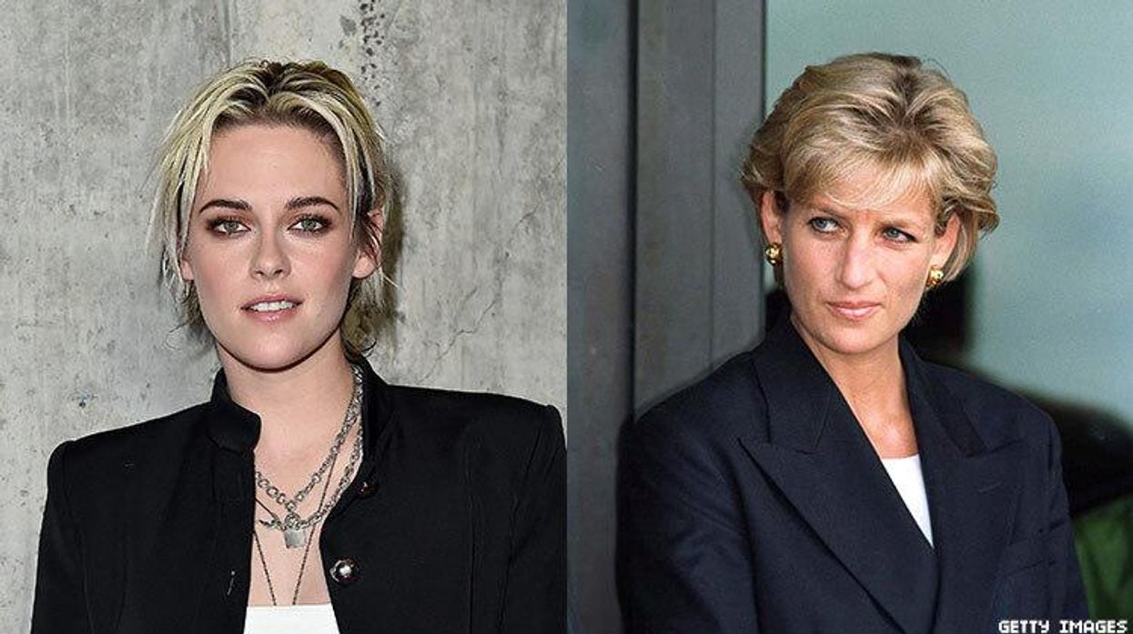 Princess Diana and Kristen Stewart
