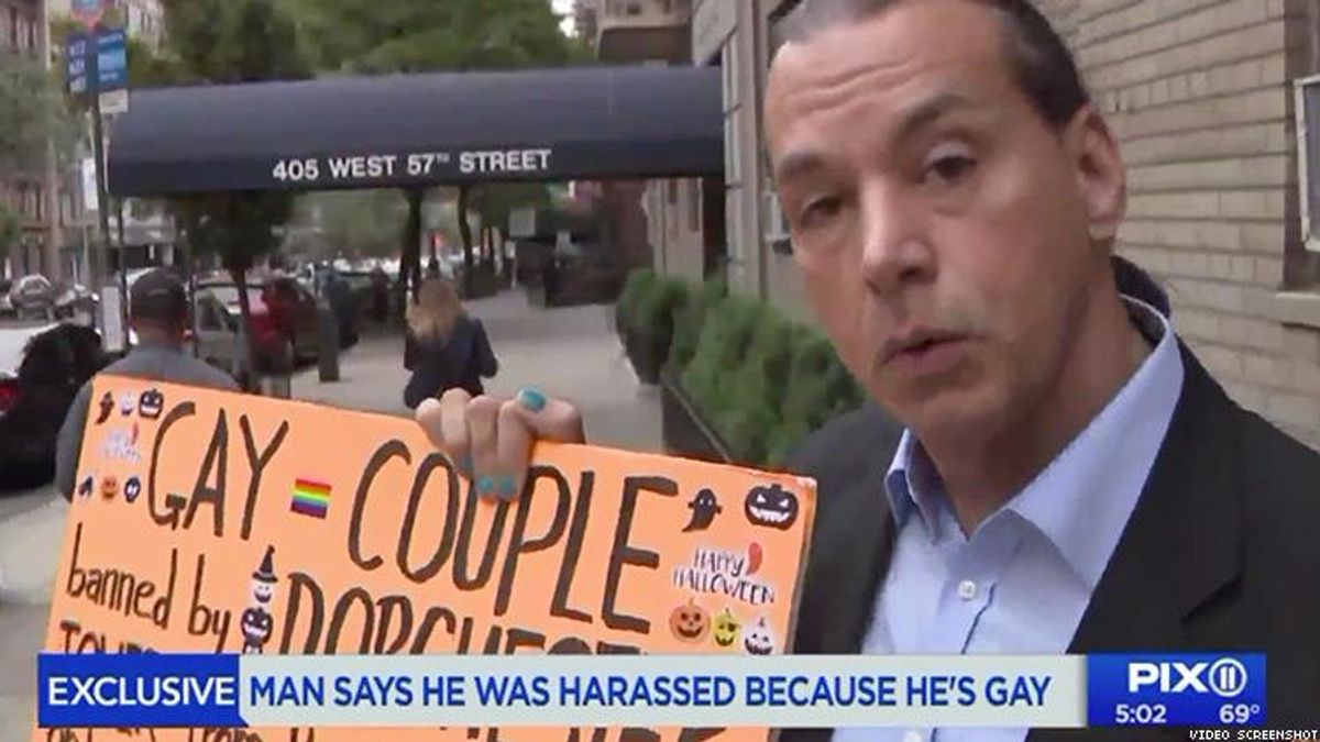 Pro-LGBTQ+ Picketer Attacked With Own Sign in Suspected Hate Crime