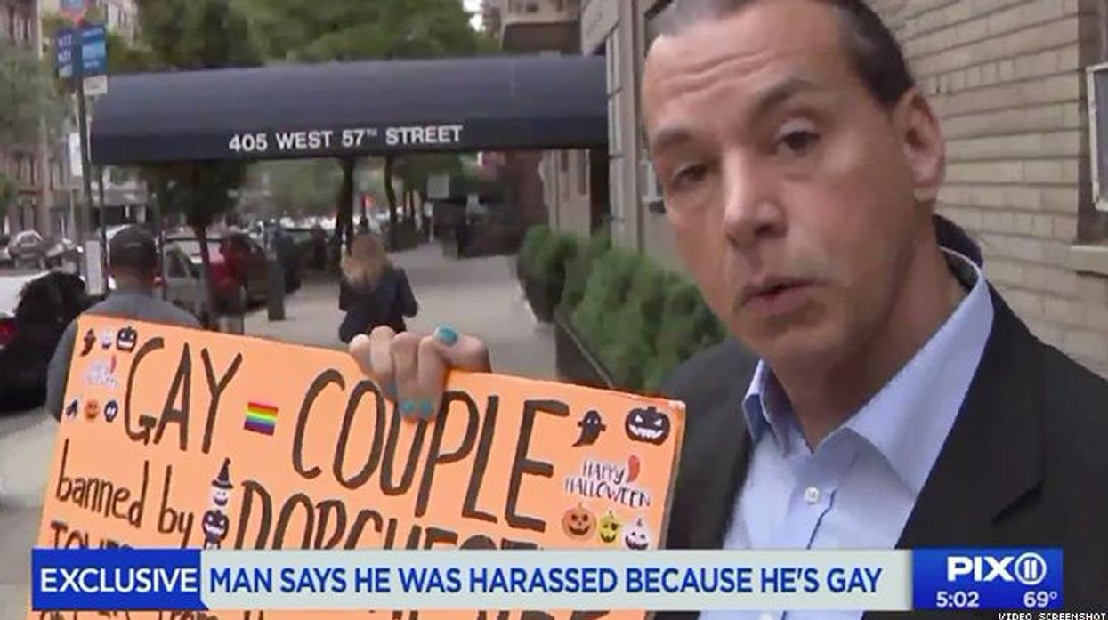 Pro-LGBTQ+ Picketer Attacked With Own Sign in Suspected Hate Crime