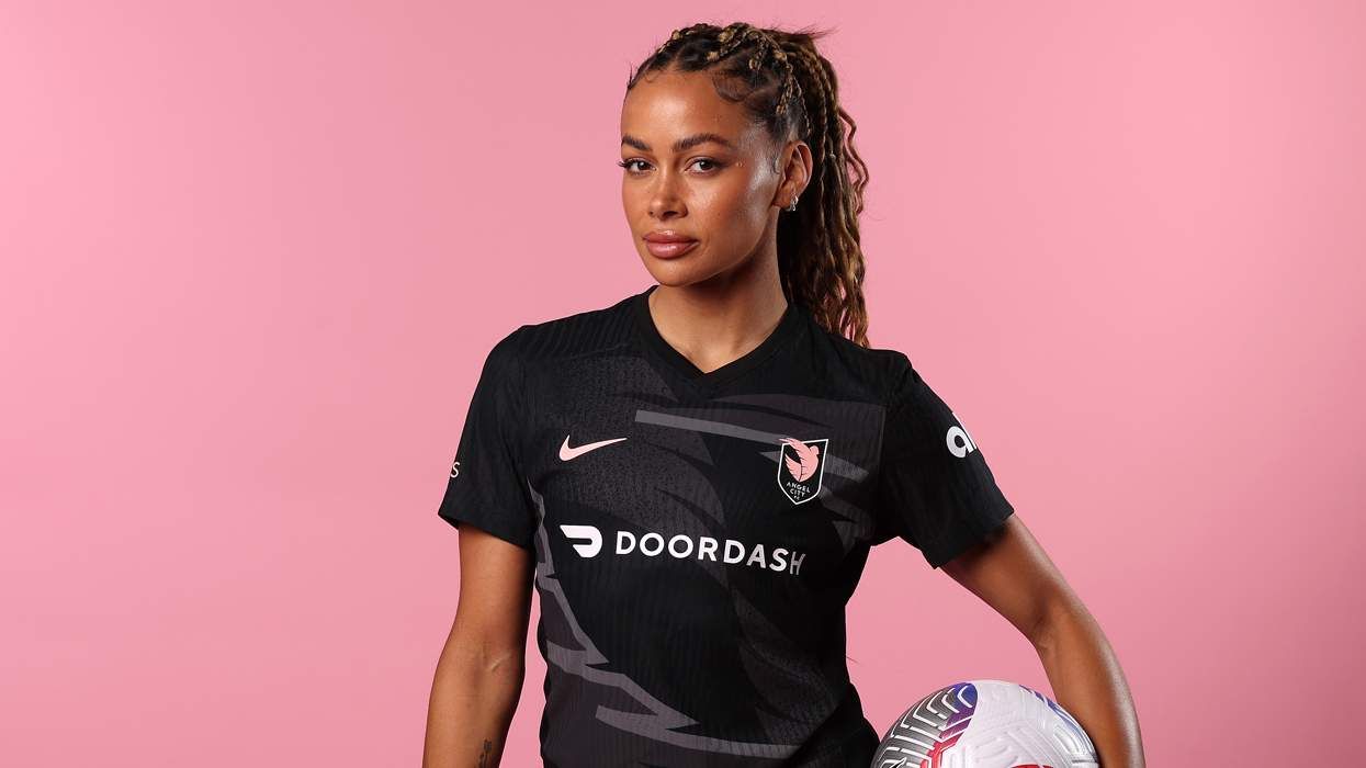 Professional soccer player Sarah Gorden