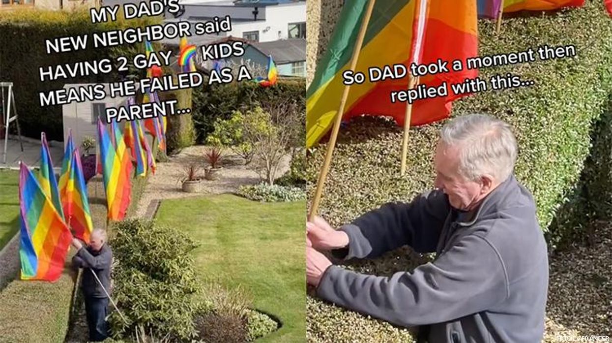 Proud father of two gay kids on TikTok