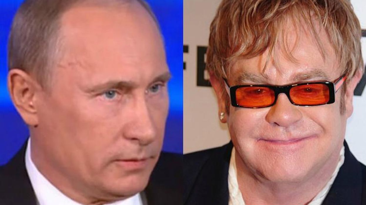 Putin Elton John